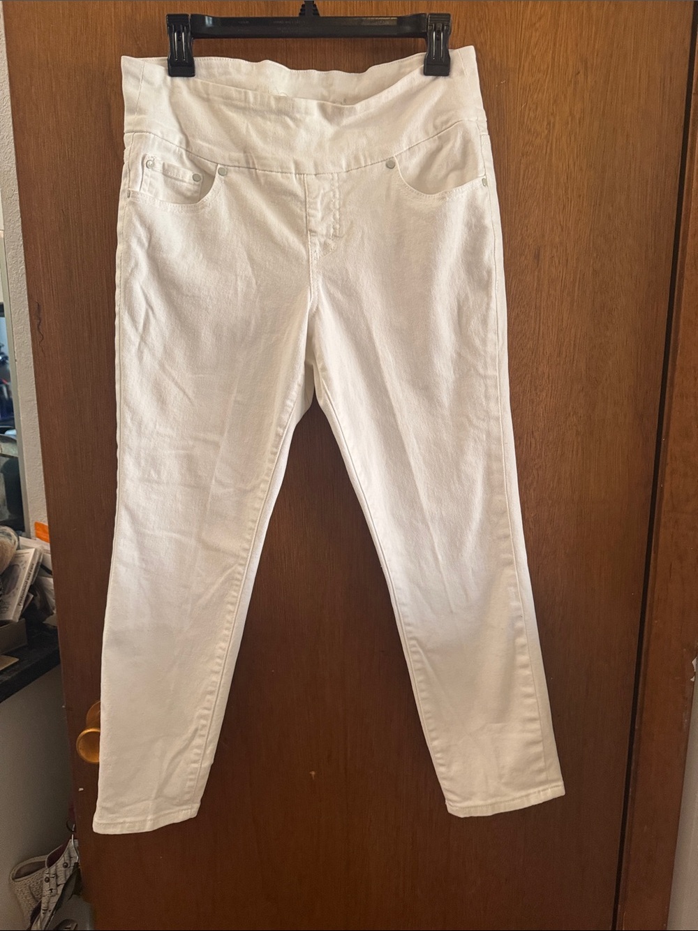 Jag Jeans White Stretch Jeggings - Maternity Friendly Slim Fit